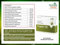 Nature Vedic Sugajas-AV Capsules Ayurvedic Formula for Control Blood Sugar Levels | 30 Caps  - 30 Capsules